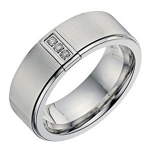 Tagor Jewelry Made Customize Plating Shiny Brushed Wedding Engagement Cobalt Chrome Rings