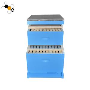 Wholesale Wood Blue Color 4 Layers Langstroth Bee Hive Pine Wood from china suppliers