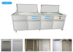 Double Tank Ultrasonic Cleaning Machine 6000W 40KHz For Window Blind