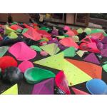 Indoor Rock Climbing Wall Volumes in Red XXL Size for Bouldering Performance