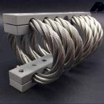 Medical Mobile Equipment Wire Rope Vibration Damper Shock Control