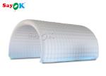 Inflatable Lawn Tent White Oxford Cloth Inflatable Channel Tent 6*3*3mH For