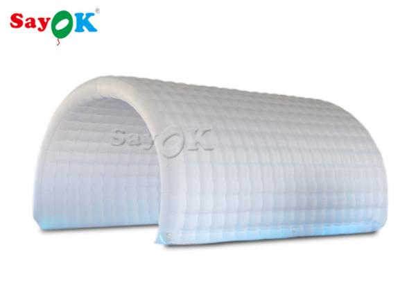 Inflatable Lawn Tent White Oxford Cloth Inflatable Channel Tent 6*3*3mH For