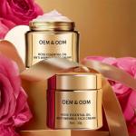 Beauty Natural Rose Lotus Extract Repair Face Cream Moisturizing Anti Wrinkle