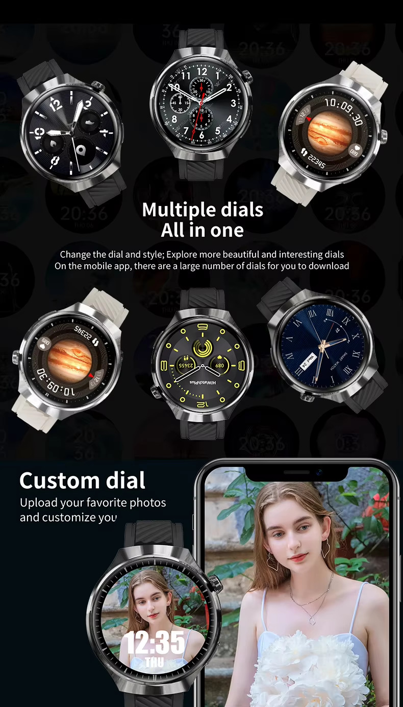Custom Gps Outdoor Smart Watch Health Monitor Fitness Tracker Wristwatch