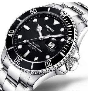 Wholesale Business Fashionable Automatic Mechanical Watch Black Dial Date Display from china suppliers