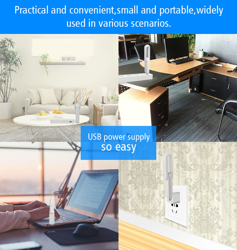ROHS USB WiFi Range Extender 2.4GHz Home Wireless Signal Booster