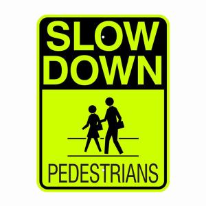 Wholesale Customized Reflective Traffic Signs Roadway Signs For Pedestrians School Bus from china suppliers
