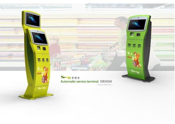 Card Dispenser Health Kiosks For Tel / Transport Card Recharging, Ticketing/