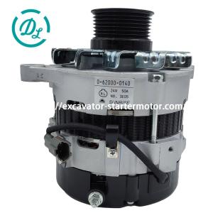 Wholesale 0-62000-0140 8-98092112-1 Alternator Excavator 4JJ1 Engine 714/40526 from china suppliers