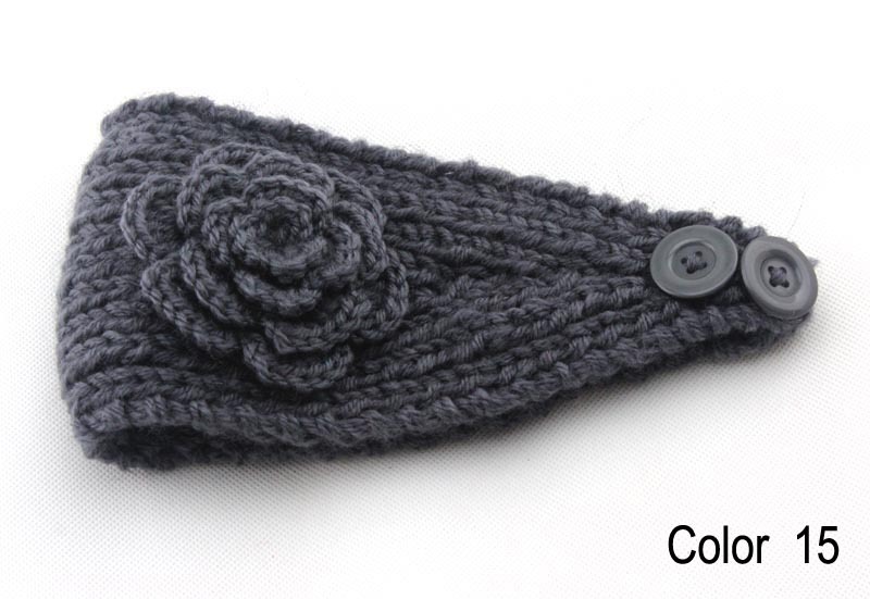 Women knitted Warm Crochet Headbands Knitted Headbands Headwraps For Women Ladies accessor