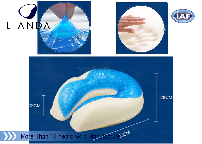 Sleep Cooling Gel Pillow contour memory foam FOR neck / car / travel