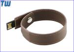 Pure Leather Bracelet Wristband 1GB Thumbdrive Disk Device Customized