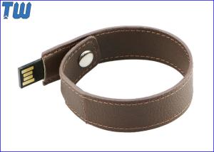 Wholesale Pure Leather Bracelet Wristband 1GB Thumbdrive Disk Device Customized from china suppliers