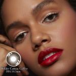 0.08mm Makeup Coffee Natural Black Contacts 1 Year With Lable