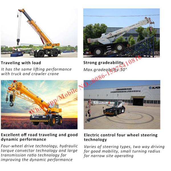 150 Ton ZOOMLION Mobile Crane , All Terrain Mobile Crane With 90500 Curb Weight
