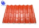 Brown Red Color Waterproofing Bamboo Shaped PVC Synthetic Resin Roof Tile