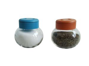 Wholesale Vinegar Plastic Cap Round Big Belly Glass Spice Jars 54mm from china suppliers