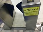 Electronic Automatic Barrier Gate Stainless Steel Turnstiles AC220V 110V