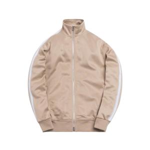 Wholesale Men Cotton Blend Doped Stripe Track Jacket And Pant Suit from china suppliers