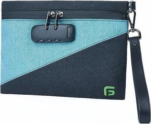 Wholesale Smell Proof Bags with Combination Lock,Carbon Lined Odor Proof Pouch 10.2 x 7.2 inches Medicine Lock Bag Travel Storage from china suppliers