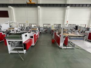 Wholesale PE Towel Hot Cutting Side Sealing Bag Making Machine 9050X2800X1600mm from china suppliers