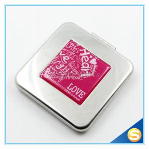 Wholesale Love is Simple Pocket Makeup Mirror Compact Cosmetic Mirror from china suppliers