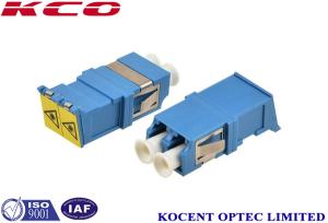 Wholesale Auto Shutter Fiber Optic Cable Adapter 9/125 Single Mode LC/UPC Duplex Plastic Material from china suppliers