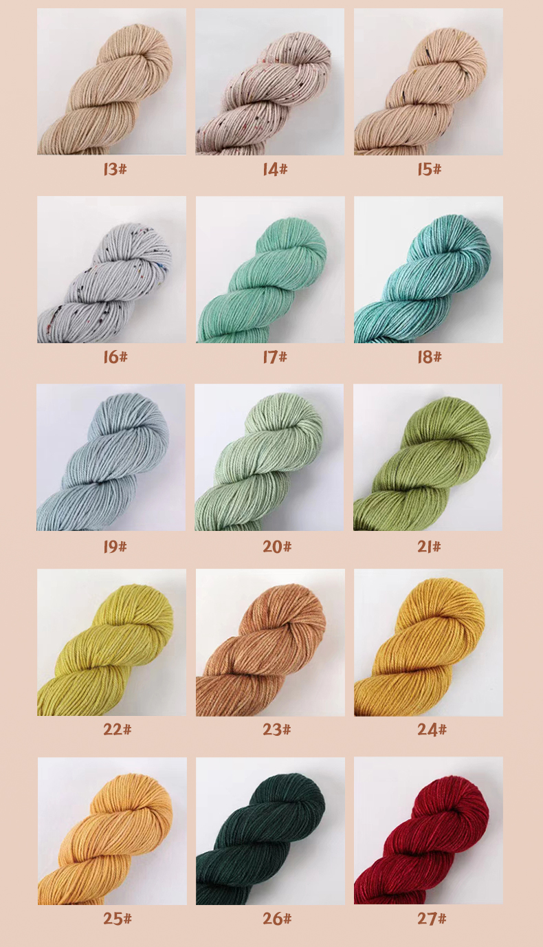 super fine shrinkproof merino 4 ply wool for hand knitting crochet yarn