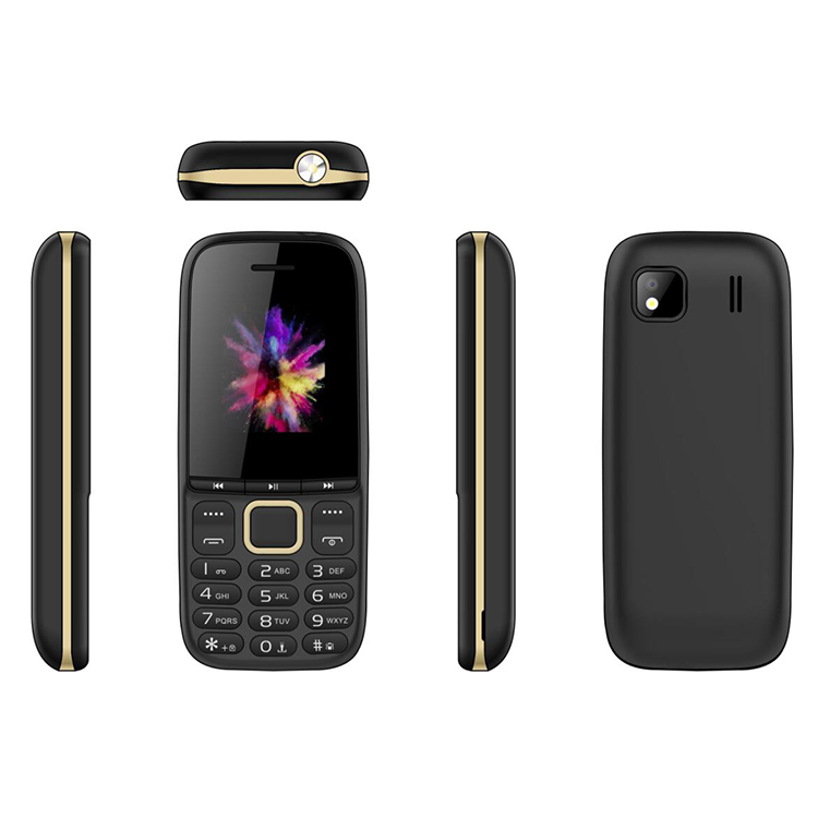Candy Bar Cell Large Keypad Mobile Phones 1.8 Inch Dual Sim Ram32Mb