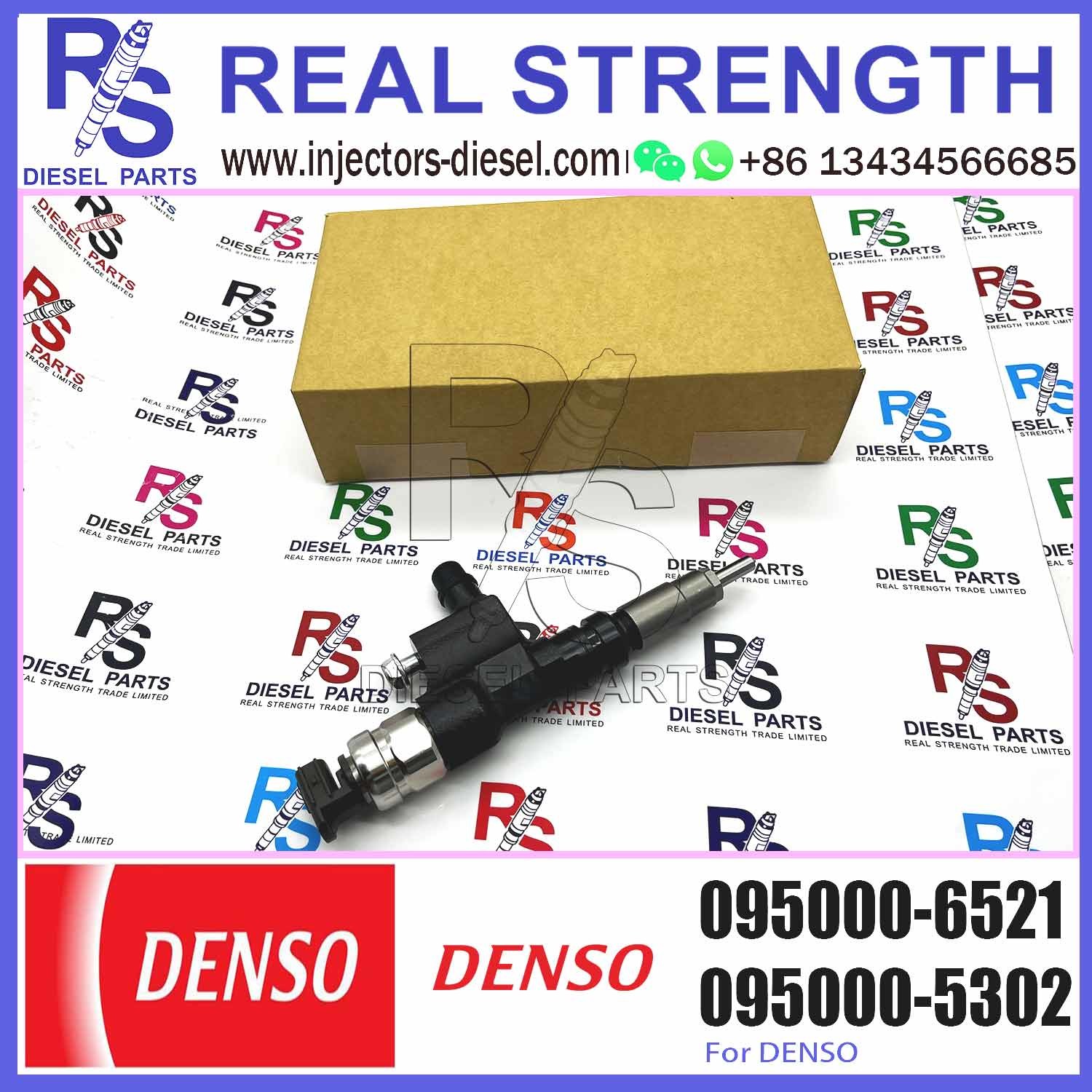 Common Rail Injector 095000-6521 095000-6520 9709500-652 Injector For Hino 300 N04C Injector Nozzle 095000-6521 095000-6