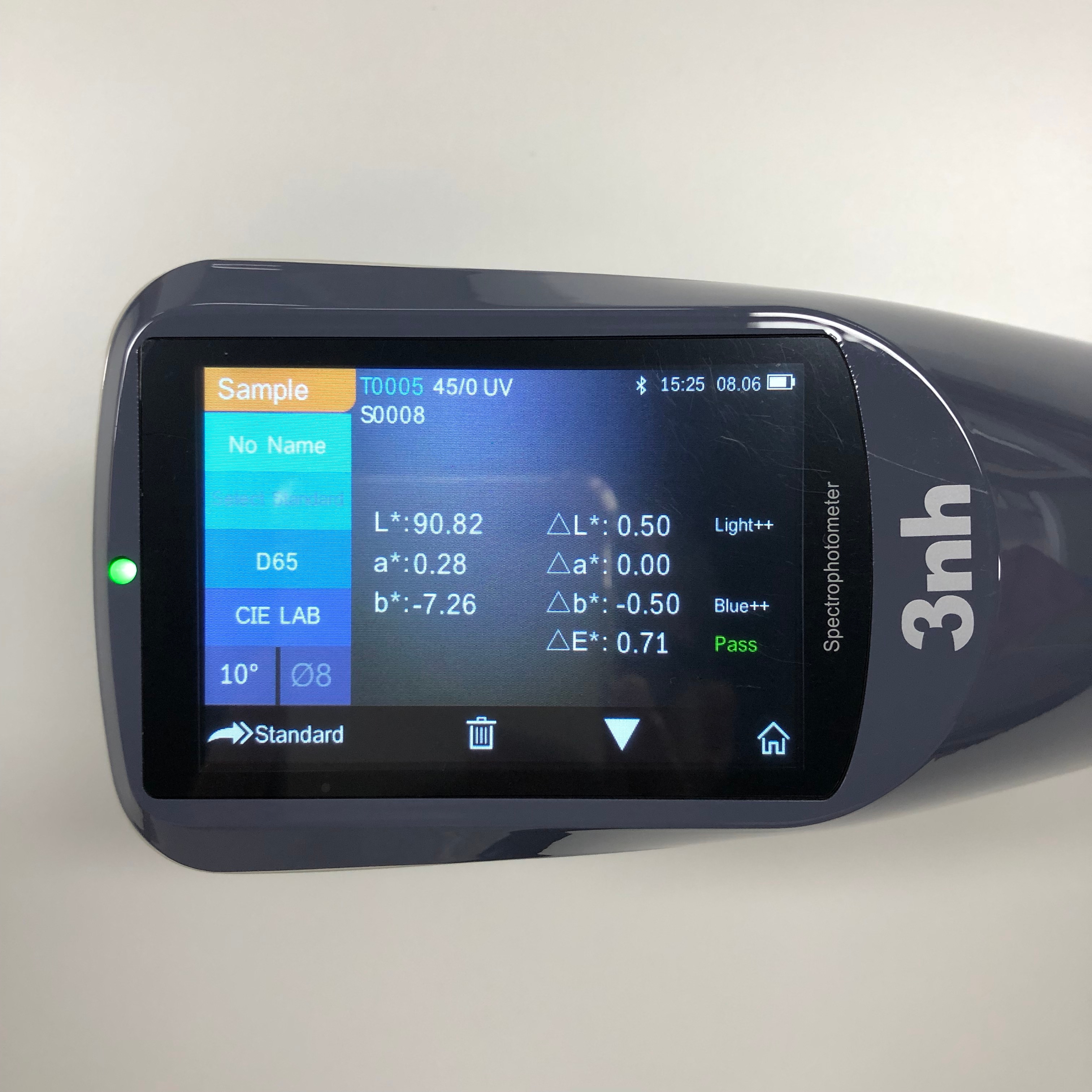 2mm aperture Portable spectrophotometer YS4510 45/0 For Color Measurement to replace Xrite EXACT
