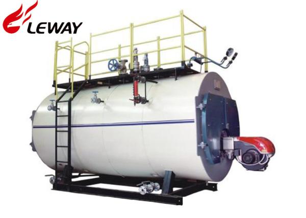 Steam Output Oil Fired Hot Water Furnace , Oil Steam Boiler 26 - 65KW Power