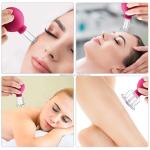 4pcs 15/25/35/55mm colorful Silica Cans 4 Pieces Facial Cupping Without Fire