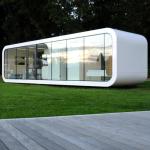 Outdoor 40ft Beach Prefabricated Homestay Apple Capsule Cabin House