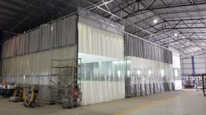 Wholesale Pvc Curtain Prep Station Galvanized Steel Sheet White Color Painting Military Product from china suppliers