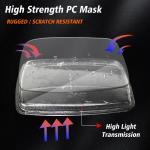 IP67 Yellow White High Beam White Low Beam DRL Motorcycle LED Headlight Semi