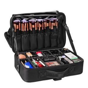 Wholesale Multifunction Nylon Large Cosmetic Case With Adjustable Dividers from china suppliers