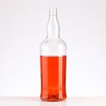 Industrial Beverage Glass Bottle 750ml Round Liquor Bottle with Cork Stopper