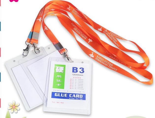 90cm Length Different Color Badge Holders Lanyards With Custom Logo Size