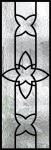 Swing Open IGCC IGMA Hollow Wrought Iron Glass Door