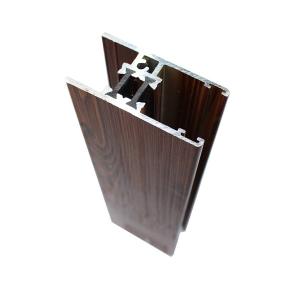 Wholesale High Strength Wardrobe Aluminium Profile Accessories Wood Finished ISO 9001 Approved from china suppliers