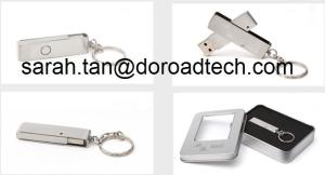 Wholesale New Style Metal Slim Rotator USB Flash Drive from china suppliers