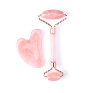 Wholesale Pink Quartz Natural stone Jade Roller from china suppliers