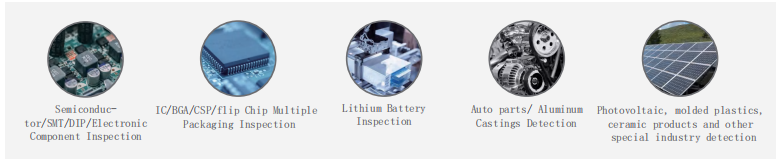 7μm Imaging IC Bonding Wire Break Xray AX9100 UNICOMP Semiconductor Chip Packaging Testing Equipment