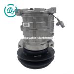 24V Excavator Air Conditioner Compressor 4709228 Hitachi Excavator ZX690-5A