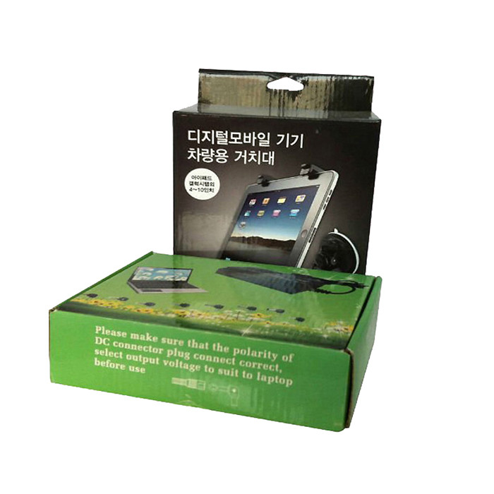 Recycled F-Flute Corrugated Paper Boxes Printing For Tablet Mounts Package