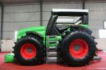 Green Color Adult Bounce House Inflatable Tractor Bouncer Double Line Sewed