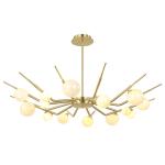 Wholesale Modern Gold Glass Ball Chandelier Pendant Light