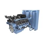 Low Operating Cost 800KW 1000kva Gas Generator Set Environmental Protection